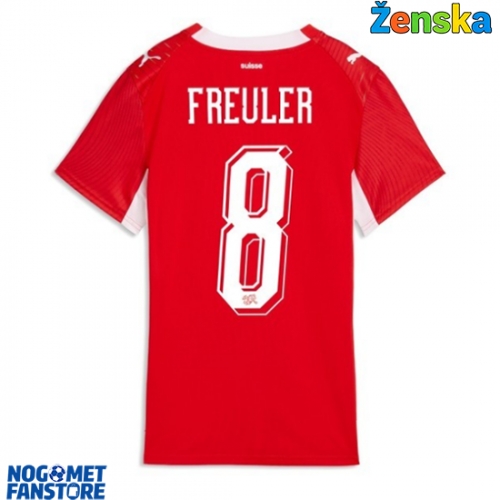 Švicarska Remo Freuler #8 Domaci Dres za Ženska SP 2026 Kratak Rukav